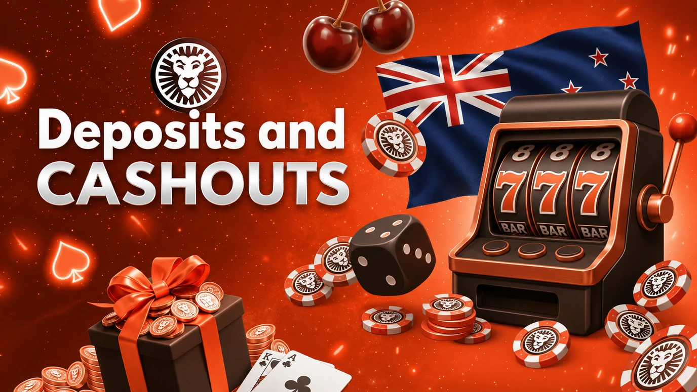 Deposits and cashouts at LeoVegas for NZ players