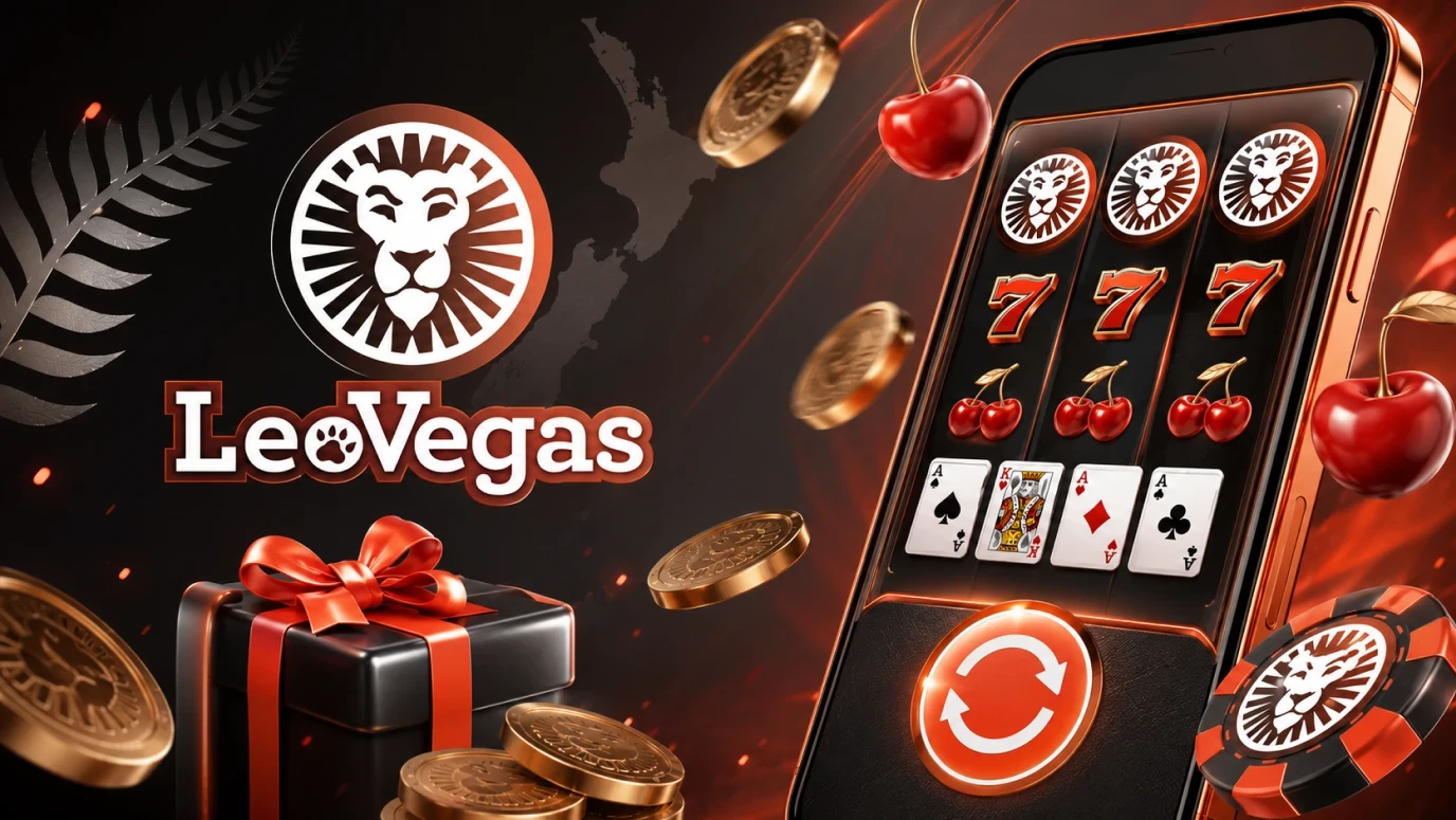 Featured pokies in the LeoVegas lobby