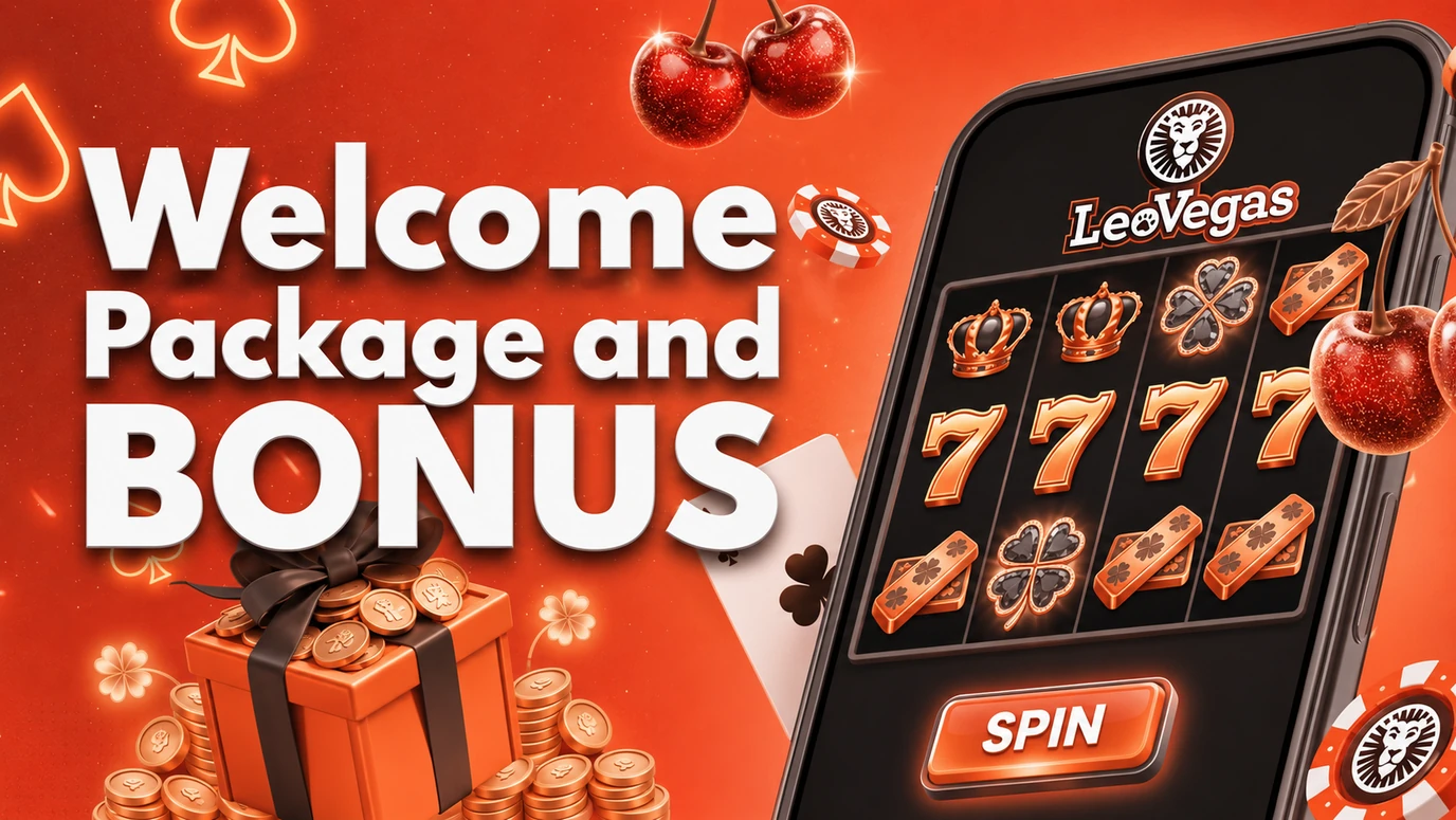 LeoVegas welcome package and bonus